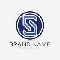 Business corporate S letter logo vector