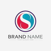 Business corporate S letter logo vector