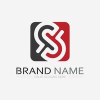 Business corporate S letter logo vector