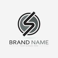 Business corporate S letter logo vector