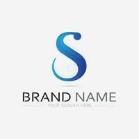 Business corporate S letter logo vector