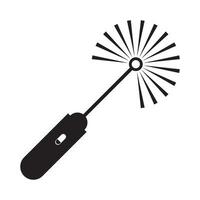 Laser pointer icon vector