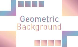 geometric background on white background vector