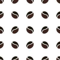 coffee bean seamless pattern2 vector