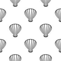 seashell seamless pattern3 vector