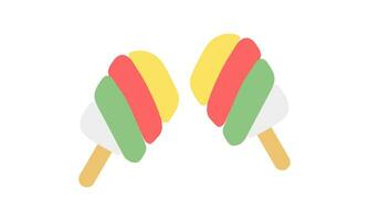 colorful ice cream illustration2 vector