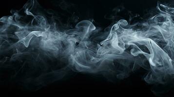 a puff of smoke on a black background photo