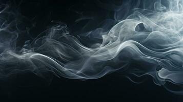 a puff of smoke on a black background photo