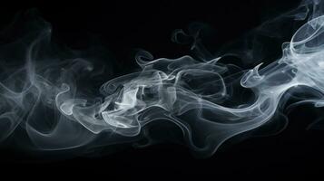 a puff of smoke on a black background photo