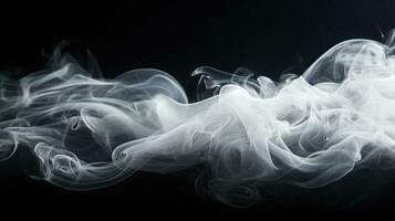 a puff of smoke on a black background photo