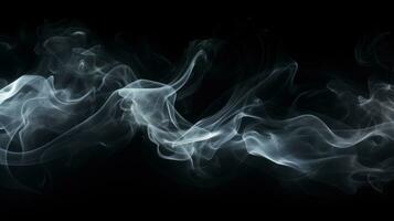 a puff of smoke on a black background photo