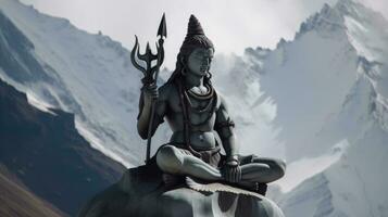 lord shiva ai generative photo