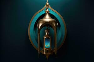 islamic lantern ai generative photo