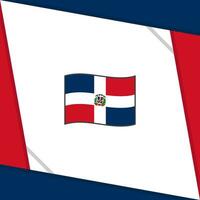 Dominican Republic Flag Abstract Background Design Template. Dominican Republic Independence Day Banner Social Media Post. Dominican Republic Independence Day vector