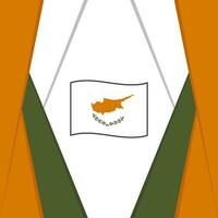 Cyprus Flag Abstract Background Design Template. Cyprus Independence Day Banner Social Media Post. Cyprus Background vector