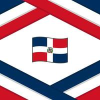 Dominican Republic Flag Abstract Background Design Template. Dominican Republic Independence Day Banner Social Media Post. Dominican Republic Template vector