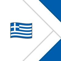 Greece Flag Abstract Background Design Template. Greece Independence Day Banner Social Media Post. Greece Cartoon vector