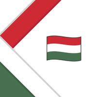 Hungary Flag Abstract Background Design Template. Hungary Independence Day Banner Social Media Post. Hungary Illustration vector