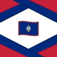 Guam Flag Abstract Background Design Template. Guam Independence Day Banner Social Media Post. Guam Template vector