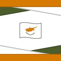 Cyprus Flag Abstract Background Design Template. Cyprus Independence Day Banner Social Media Post. Cyprus Vector