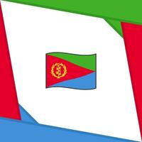 Eritrea Flag Abstract Background Design Template. Eritrea Independence Day Banner Social Media Post. Eritrea Independence Day vector