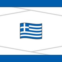 Greece Flag Abstract Background Design Template. Greece Independence Day Banner Social Media Post. Greece Vector