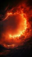 Exquisito foto de un coronal agujero durante un magnético tormenta