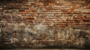 red brick wall background photo