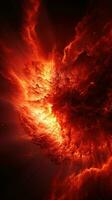 magnífico ver de un coronal masa expulsión durante un magnético tormenta foto