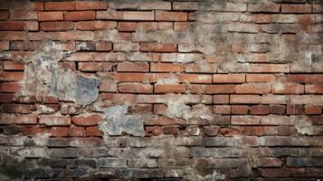 red brick wall background photo