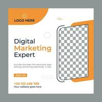 Digital Marketing Social Media Post banner Template vector