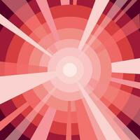 Abstract red cover with circles and rays vector