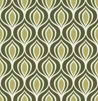 BEIGE VECTOR SEAMLESS BACKGROUND WITH LIGHT GREEN AND GREEN ABSTRACT FIGURES IN ART DECO STYLE