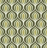 BEIGE VECTOR SEAMLESS BACKGROUND WITH LIGHT GREEN AND GREEN ABSTRACT FIGURES IN ART DECO STYLE