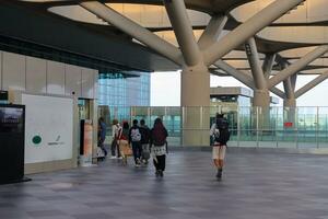 yogyakarta internacional aeropuerto sí es moderno instalaciones servicio internacional y Doméstico vuelos esta vital puerta para ambos internacional y Doméstico viajeros. kulón progreso - Indonesia 09 03 2023 foto