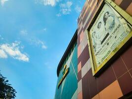 Samarinda Kalimantan Timur, Indonesia 13 october 2023. business buildings with blue sky background photo