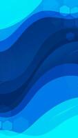 Abstract Gradient  blue  liquid background. Modern  background design. Dynamic Waves. Fluid shapes composition.  Fit for website, banners, brochure, posters vector