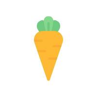 Zanahoria icono vegetal vector