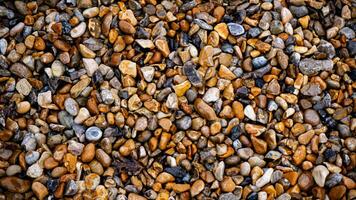 Gritty Texture of Gravel and Stones photo