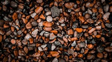 Gritty Texture of Gravel and Stones photo