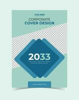 Corporate Cover Design Template in A4, Portfolio, Flyer, Banner, Annual Report, Magazine,Poster, Business Presentation, corporate brochure design. vector