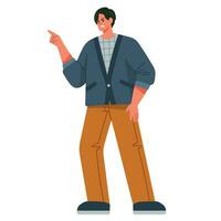 Angry Person Gesture Illustration vector