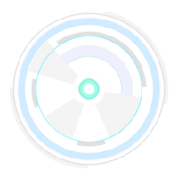 abstrait technologie cercle hud afficher science-fiction futuriste png