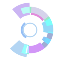 abstrakt tech cirkel hud visa sci-fi trogen png