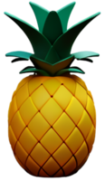 3d ananas illustrazione png