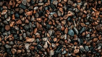 Gritty Texture of Gravel and Stones photo