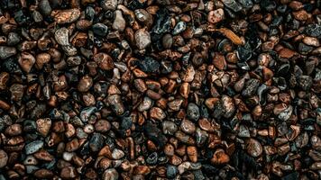 Gritty Texture of Gravel and Stones photo