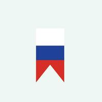 Rusia bandera icono vector