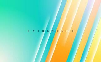 Minimalist blue yellow shape abstract background vector design