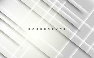 Geometric white shape line abstract background design vector